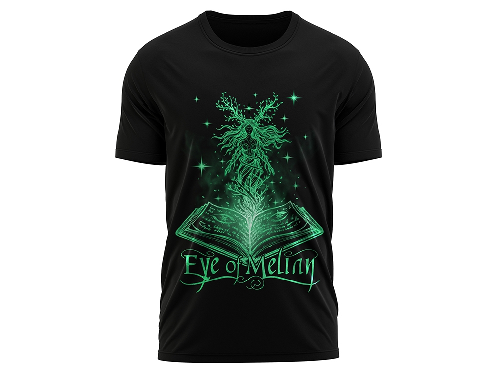 Dryad T-Shirt Black T-shirt with frontprint