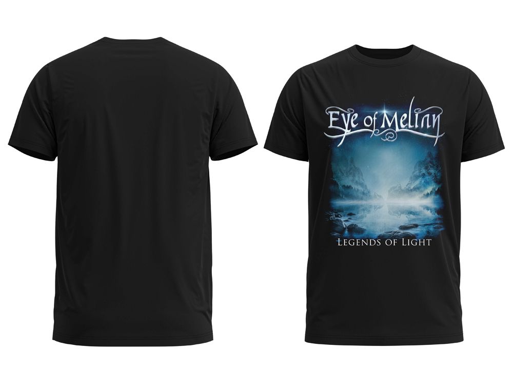 Legends of Light t-shirt Black T-shirt with frontprint of album cover artwork